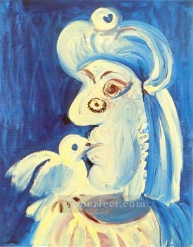 La mujer y el hueso 1971 Pablo Picasso Pinturas al óleo